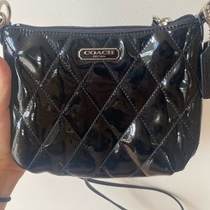 Super cute good as new coach black cross body